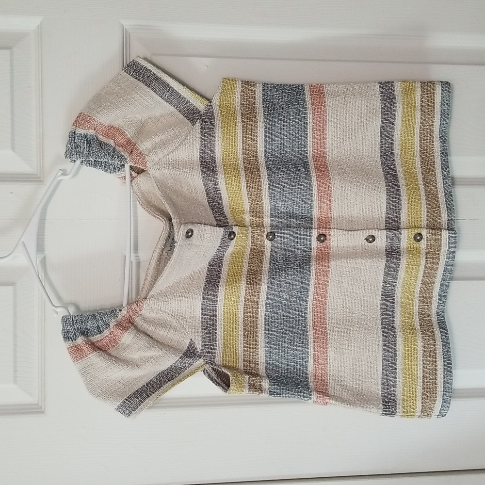Madewell button front top